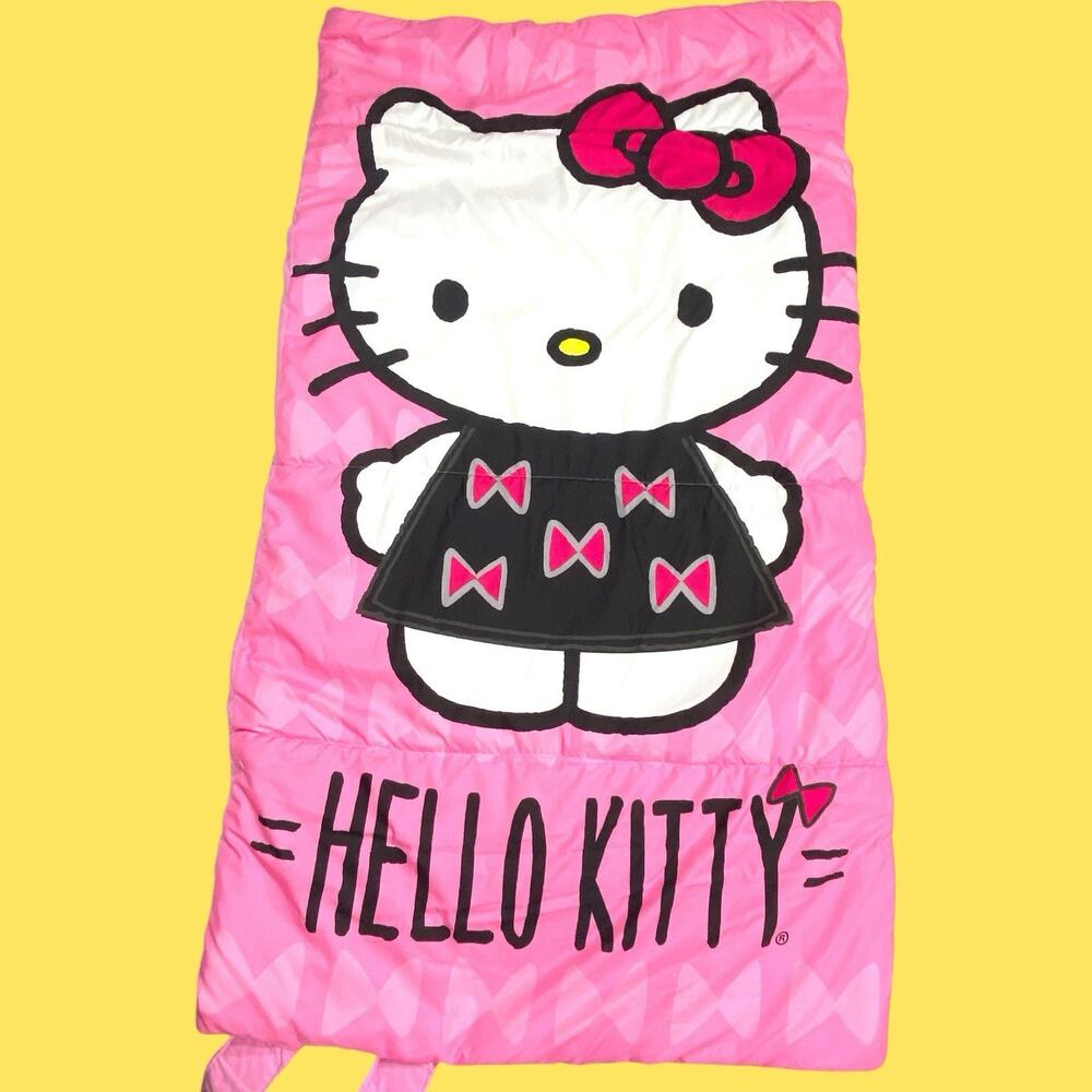 Sanrio Hello Kitty Kids Sleeping Bag 2015 Pink 30x54 Retro